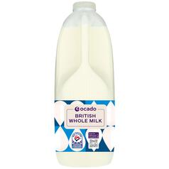 Ocado British Whole Milk 2.272l