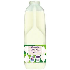 Ocado British Semi Skimmed Milk 1.136l