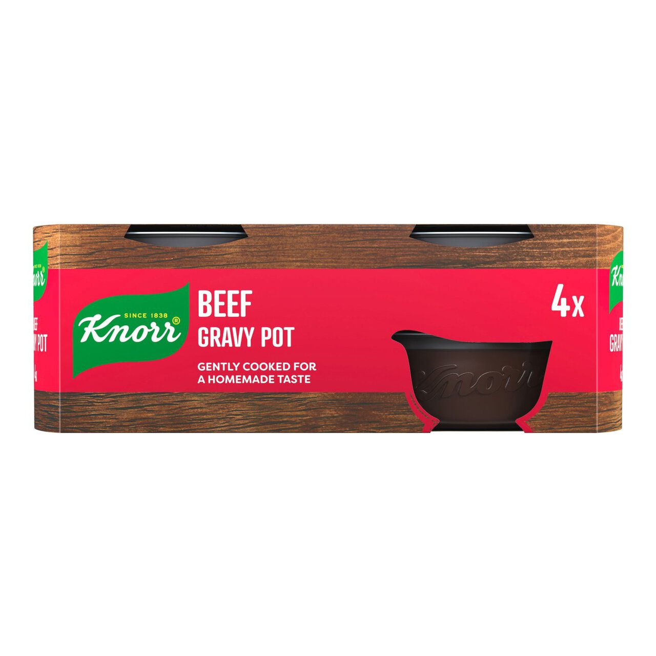 Knorr 4 Beef Gravy Pots 4 x 28g