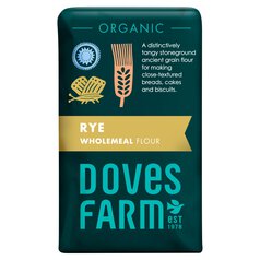 Doves Farm Organic Wholemeal Rye Flour 1kg