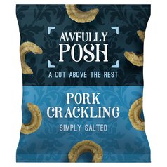 Awfully Posh Sea Salt Pork Crackling 40g