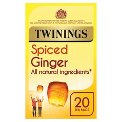 Twinings Spiced Ginger Tea, 20 Tea Bags 20 per pack