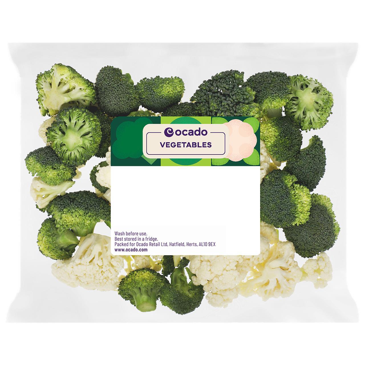 Ocado Cauliflower & Broccoli Florets 680g