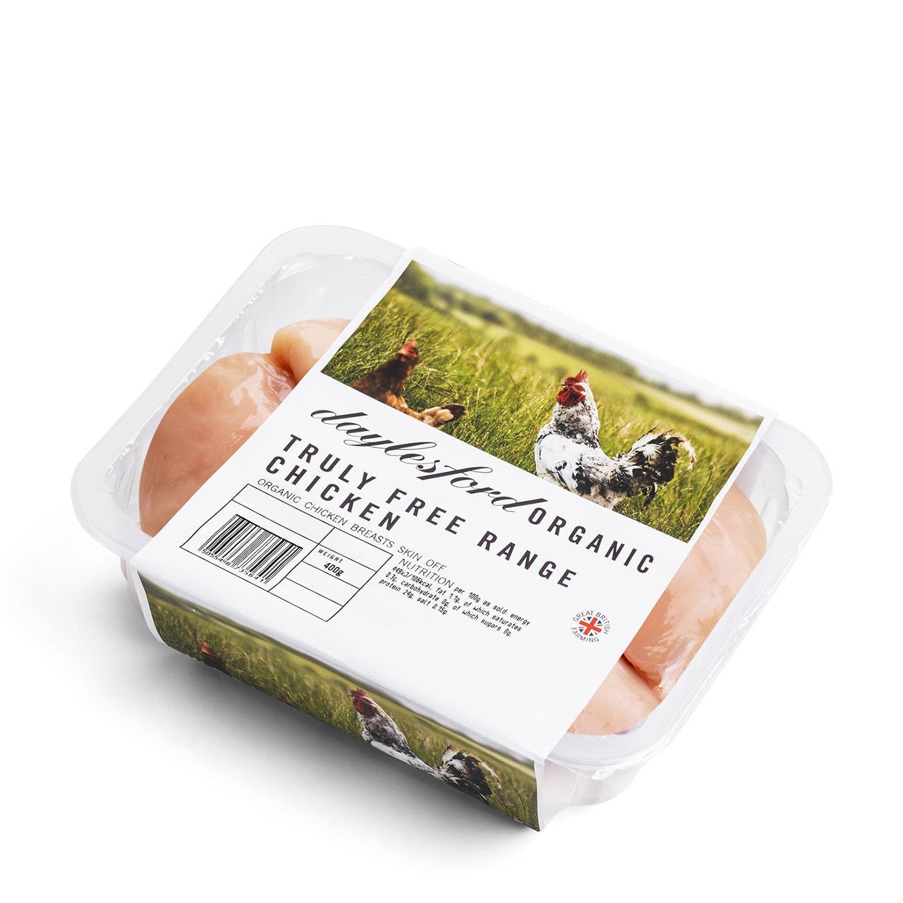Daylesford Organic Chicken Breasts Typically: 360g