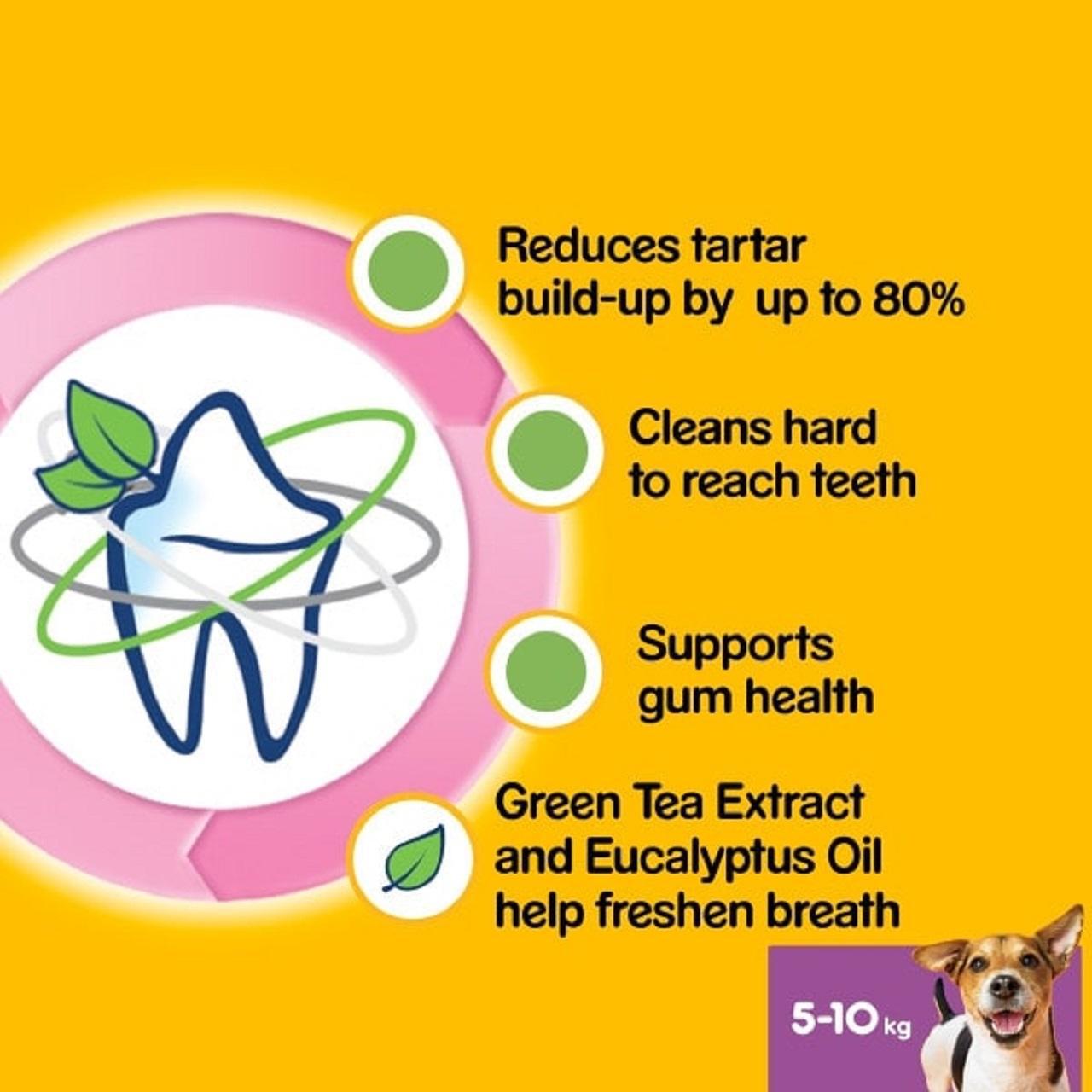 Pedigree Dentastix Fresh Adult Small Dog Treats 7 x Dental Sticks 7 x 16g
