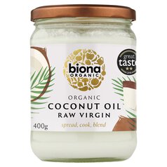 Biona Organic Virgin Coconut Oil Raw 400ml