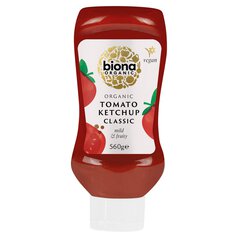 Biona Organic Tomato Ketchup Squeezy Bottle 560g