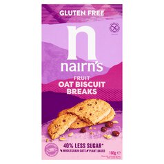 Nairn's Gluten Free Biscuit Breaks Oats & Fruit 160g