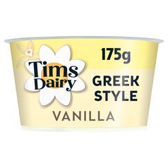 Tims Dairy Greek Style Vanilla Yoghurt 175g