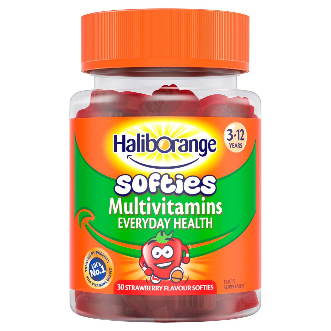 Haliborange Kid's Softies Multivitamins Strawberry Gummies 3-12yrs 30 per pack
