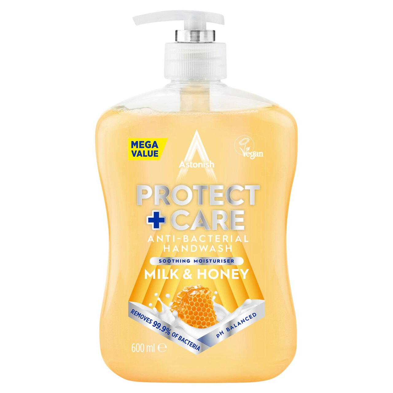 Protect & Care Anti Bacterial Handwash Milk & Honey 600ml