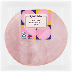 Ocado British Honey Roast Ham 5 Slices No Added Water 125g