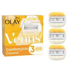 Gillette Venus Comfortglide Razor Blades with Olay Coconut 3 per pack