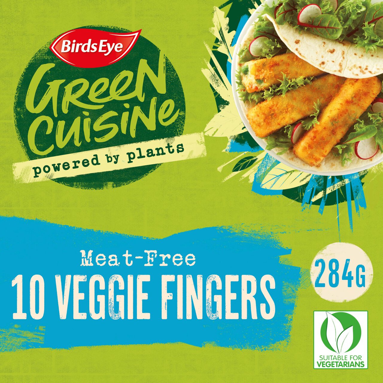 Birds Eye 10 Green Cuisine Veggie Fingers 284g
