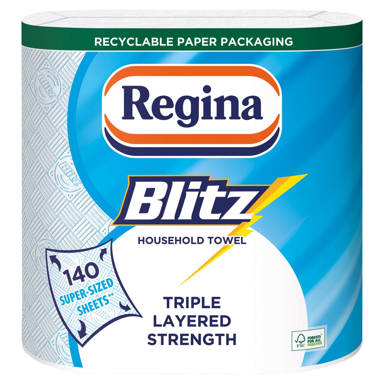 Regina Blitz Household Towel - 2 Rolls 2 per pack