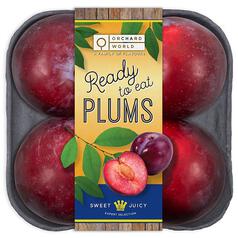 OrchardWorld Ready to Eat Plums 4 per pack