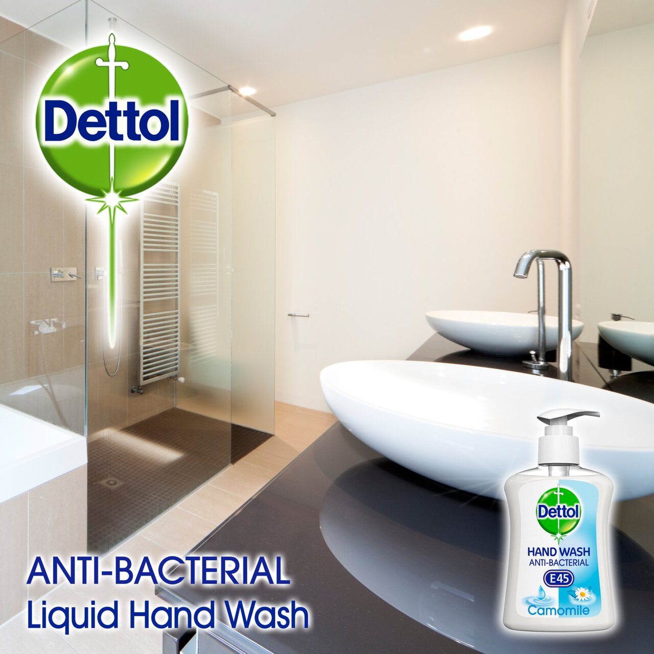 Dettol Antibacterial Liquid Handwash Moisture Camomile 250ml