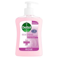 Dettol E45 Antibacterial Liquid Handwash Rose & Shea Butter 250ml