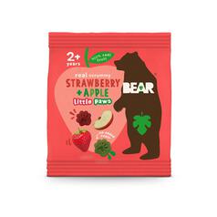 BEAR Paws Strawberry & Apple Fruit Shapes 2+ years 20g
