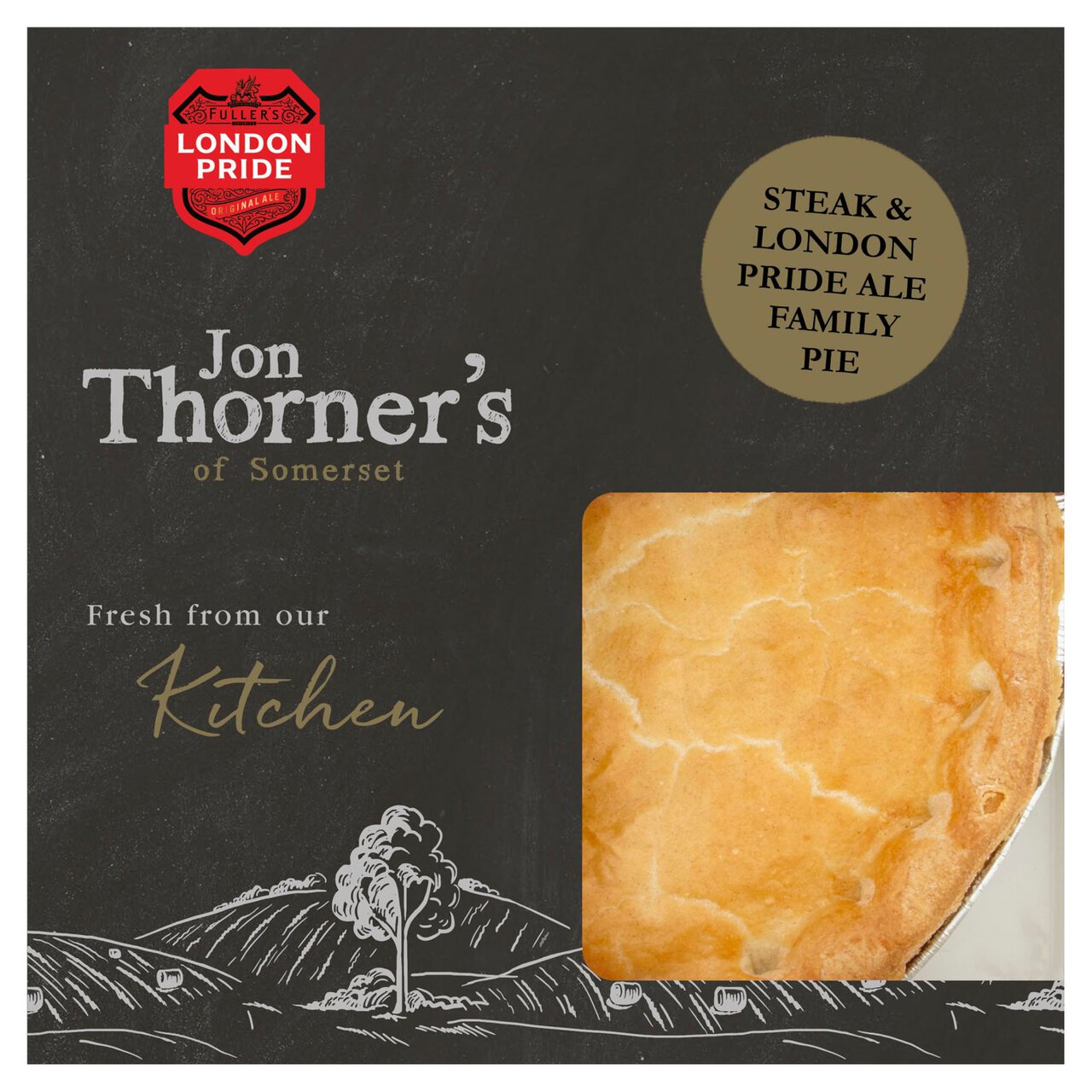 Jon Thorner's Steak & Ale Family Pie 750g