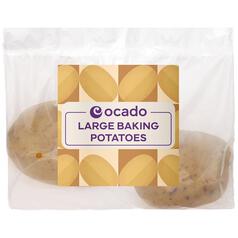 Ocado Large British Baking Potatoes 2 per pack