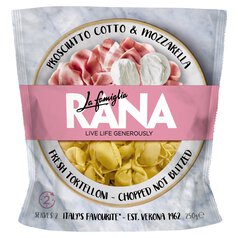 Rana Prosciutto Cotto & Mozzarella Fresh Tortelloni 250g
